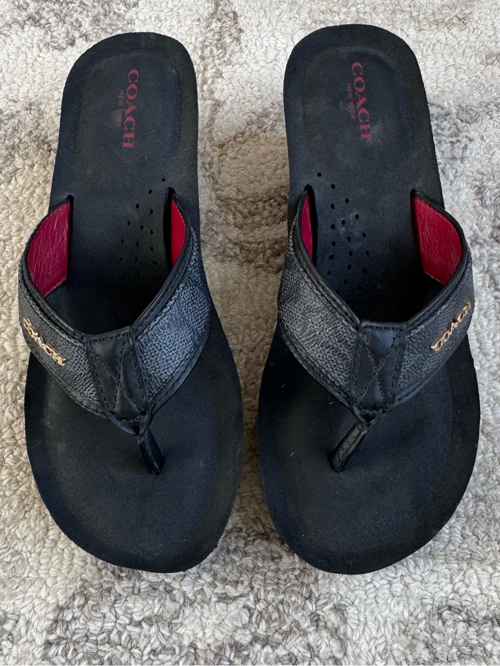 Coach Jolene Wedge Thong Sandal